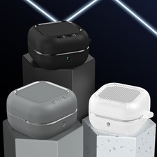 Shockproof Fiber Texture Protective Case Keychain For Samsung Galaxy Buds 4/4Pro