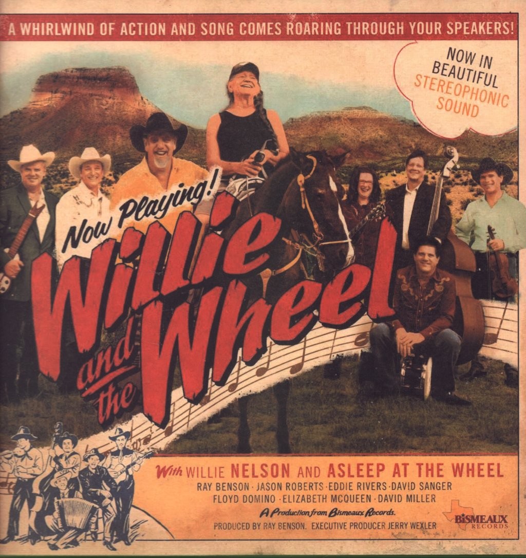Willie Nelson and Asleep At the Wheel Willie and the Wheel LP vinyl UK Proper