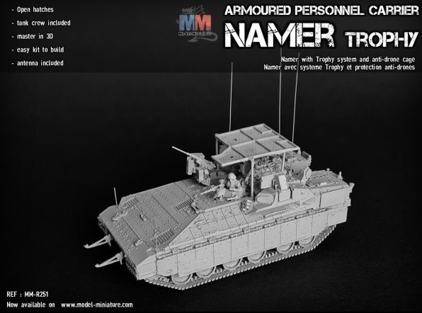 Namer IV Trophy char israelien 1/72 miniature de collection pour diorama urbain