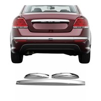 Heckleiste StoßStangen Leiste FüR Fiat Linea 2012-2020 Edelstahl Chrom 3Tlg