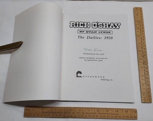 RICK O'SHAY - The Dailies: 1958 - Stan Lynde - SIGNED - Picture 4 of 10