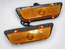 1960 Chevrolet Impala Bel Air Biscayne El Camino Park Lamp Assembly Amber Pair