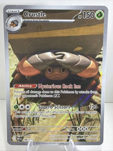 Crustle 186/182 Sv10: Destined Rivals Holo
