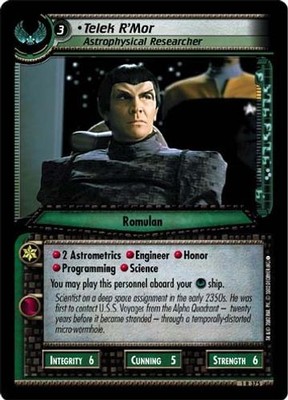 Telek R'Mor, Astrophysical Researcher - Second Edition - Star Trek CCG 2E
