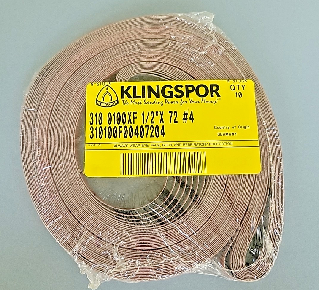 Klingspor Sanding Belts 1/2