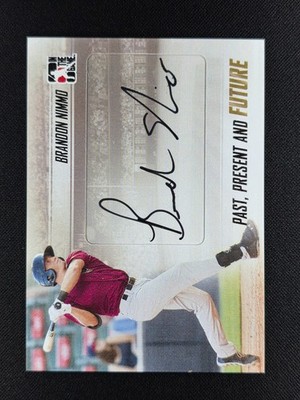 Brandon Nimmo 2013 ITG In The Game Past Present Future Prospect AUTO METS