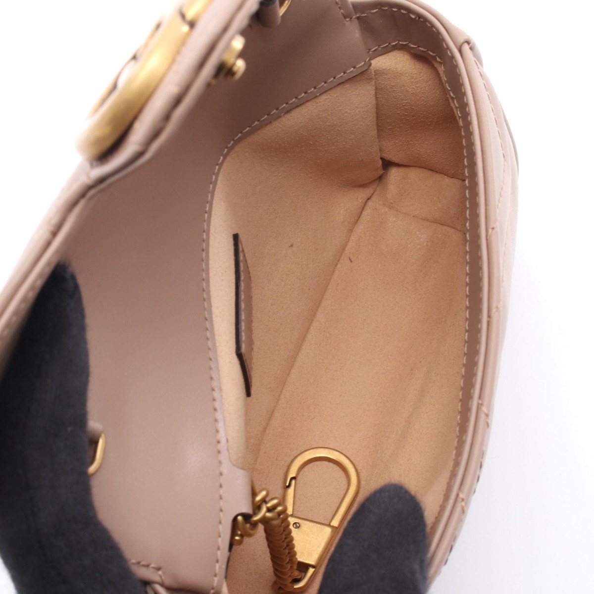 GUCCI GG Marmont Super Mini Shoulder Bag 476433DTDCT5729 leather
