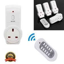 1-4X Wireless  Remote Control Plug Home House Power Outlet Light Switch Socket