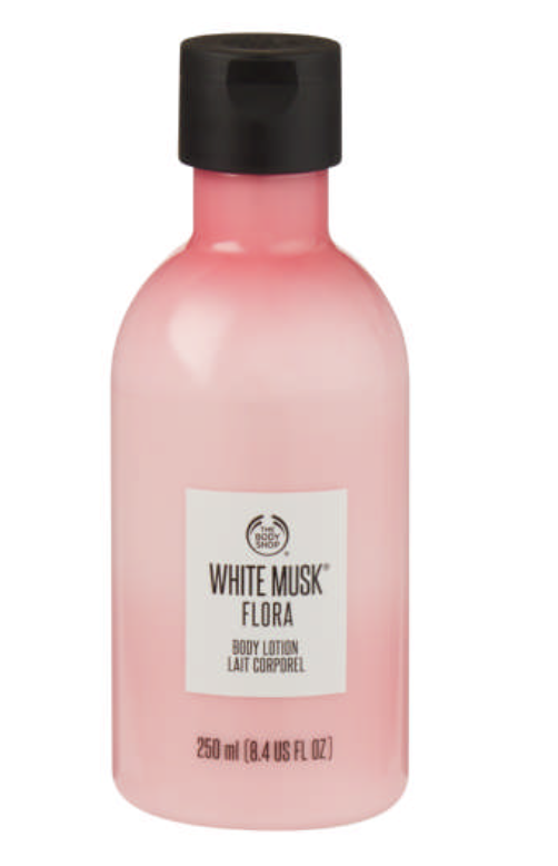 Body Shop White Musk Flora Body Lotion 250ml Vegan Floral Scent New