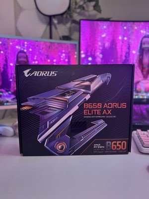 B650M AORUS ELITE AX (Socket AM5) Gaming Motherboard, Brand New!