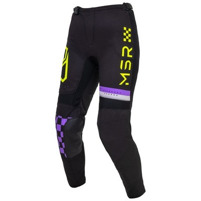 MSR  216-179-0009 Women's Nova Pants Size 3/4 Black/Purple