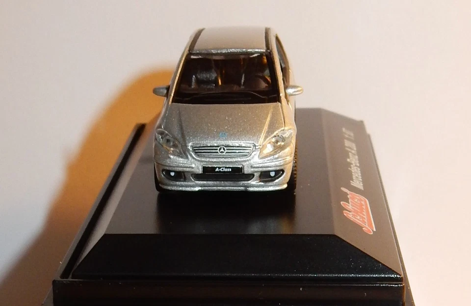 Micro Metal Die Cast Schuco Ho 1/87 Mercedes-Benz A 200 Grigio Senza Scatola - Immagine 2 di 4