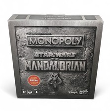 Star Wars The Mandalorian Monopoly Board Game & Retro Collection Action Figure