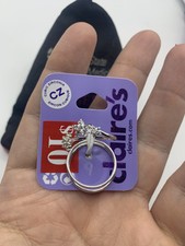 NEW Claire's 3 Piece Ring Set 1 Floral Size Not Specified CL