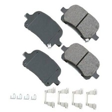 Akebono-ACT707A Ultra-Premium Ceramic Front Disc Brake Pads, GREY