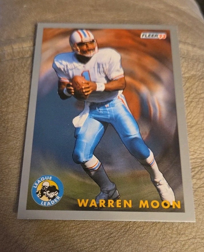 Warren Moon - 1993 Fleer #242 - Houston Oilers