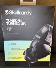 Skullcandy Riff Wireless Bluetooth On-Ear Headphones w/Mic Black NEW Sealed