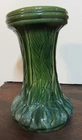 McCoy Leaves and Berries Jardiniere Pedestal only 1930's Green Onyx Glaze 13"