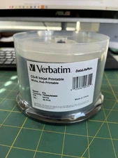 Verbatim CD-R Discs 700MB/80min 52x Spindle White 50/Pack 94755