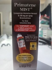 Primatene Mist Epinephrine Inhalation Aerosol 160 Expires 04/2028