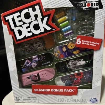 Tech Deck 6 Pack SK8SHOP Bonus Pack Limited World Edition Series NEW! Primitive