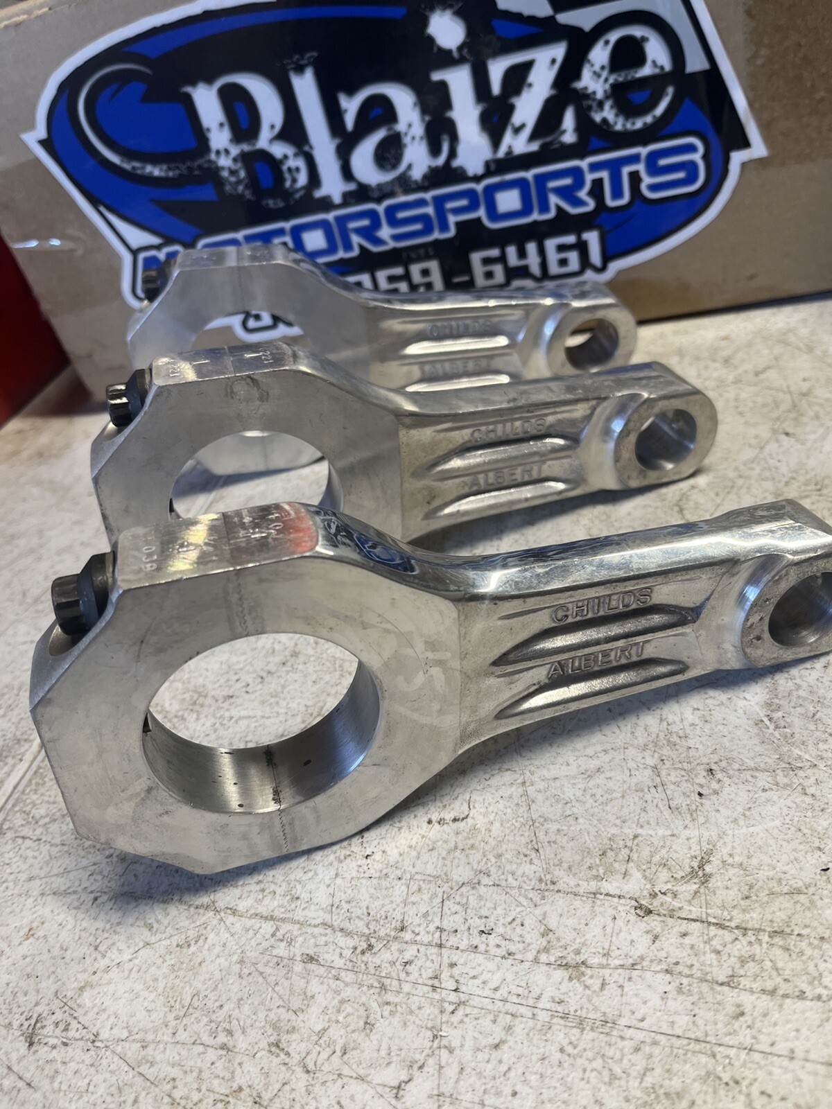 (3) Child And Albert Aluminum 5.7 Rods eBay