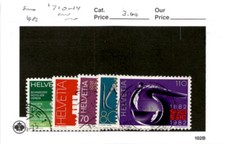 Switzerland, Postage Stamp, #710-714 Used, 1982 (AD)