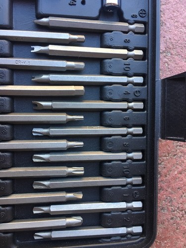 75mm&25mm Security/Screwdriver Bit Hex PH2 Phillips Torx Star Pozi Tamper 98pcs - Picture 8 of 11