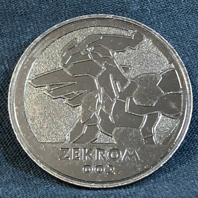 ポケモン　メタル　バトル Pokemon Japanese Nintendo Metal Battle Black Medal - Zekrom | eBay