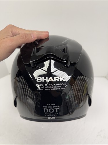 Shark Race R Pro Carbon Helmet Black Medium - Picture 6 of 10