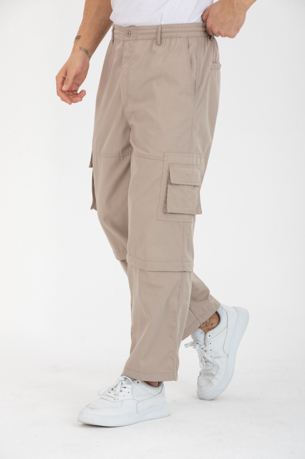 Beokeuioe Cargohose Bermuda Herren - Mit Vielen Taschen Für Outdoor & Freizeit