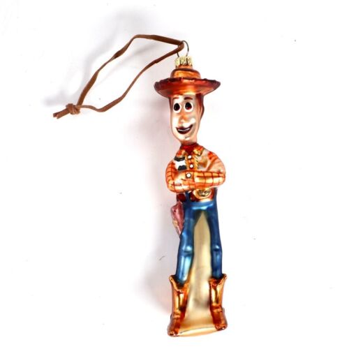 "Adorno de Navidad Toy Story Woody vidrio soplado Disney Pixar 5,5" - Imagen 1 de 4