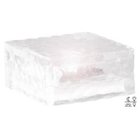 Lunartec Solar-Led-Glasbaustein Mit Lichtsensor, Groß (10 X 10 Cm), IP44