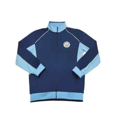 Manchester City Youth Centered Full Zipper Track Soccer Jacket