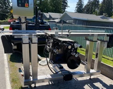 SOUTHERN CALIFORNIA PA 4000 LABELER  MACHINE 6" WIDE DONNER 2200 CONVEYOR