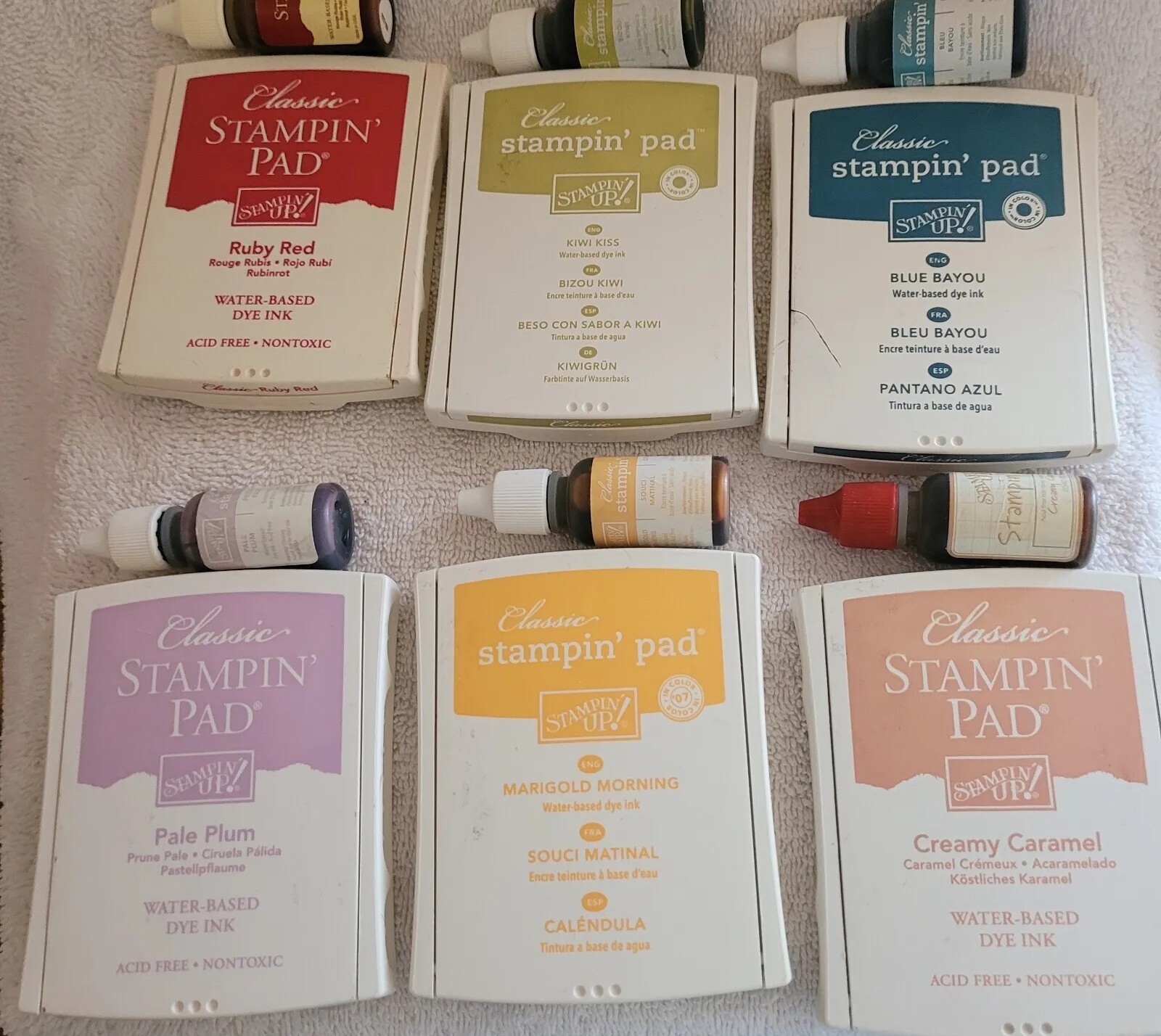 STAMPIN UP! Classic Ink Pads w/ Ink Refills Retired Colors eBay