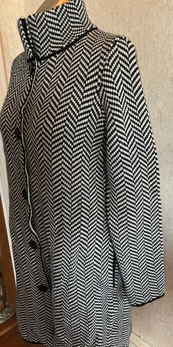 Gio & Gio Damen italienische Wollmischung langer Pullover Mantel Cardigan Größe Small - Bild 3 von 7