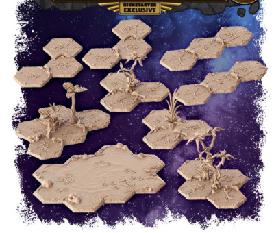  Masters of the Universe Board Game: 3D Nature Set (KICKSTARTER EXCLUSIVE)