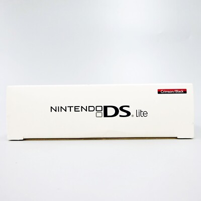 Nintendo DS Lite Console System Japan Ver. Crimson Black Japan NEW