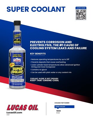Lucas Oil 10640 Super Coolant 16oz