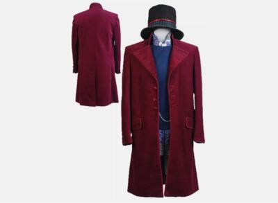 Charlie and The Chocolate Factory Willy Wonka Costume Cosplay Full Set