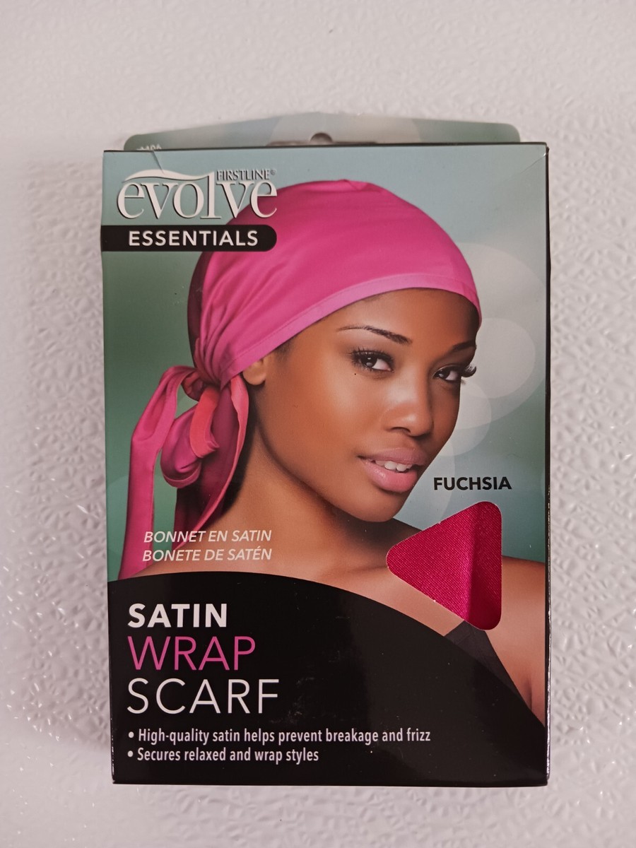 New Firstline Evolve Essential Satin Edge Wrap Scarf Fuchsia with