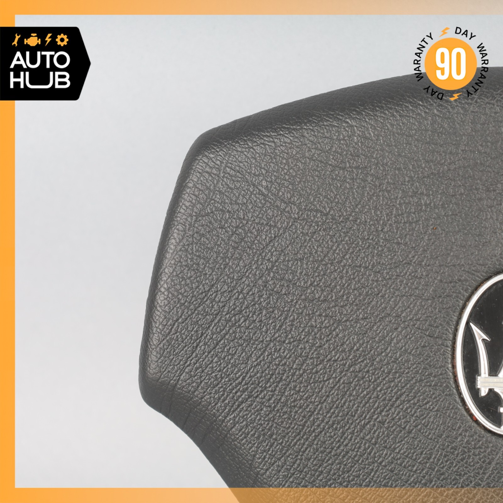 08-19 Maserati GranTurismo S M145 Steering Wheel Air Bag Airbag Black OEM 61k