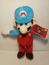 Nintendo Super Mario - Mario 12" Soft Plush with Blue Hat NWT