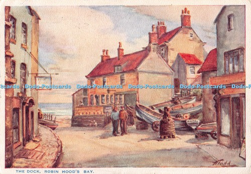 D093528 Robin Hood Bay. Das Dock. Harold Todd