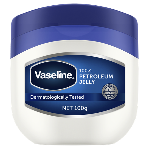 Vaseline Petroleum Jelly 100g Protects Minor Cuts Scrapes Burns Cracked
