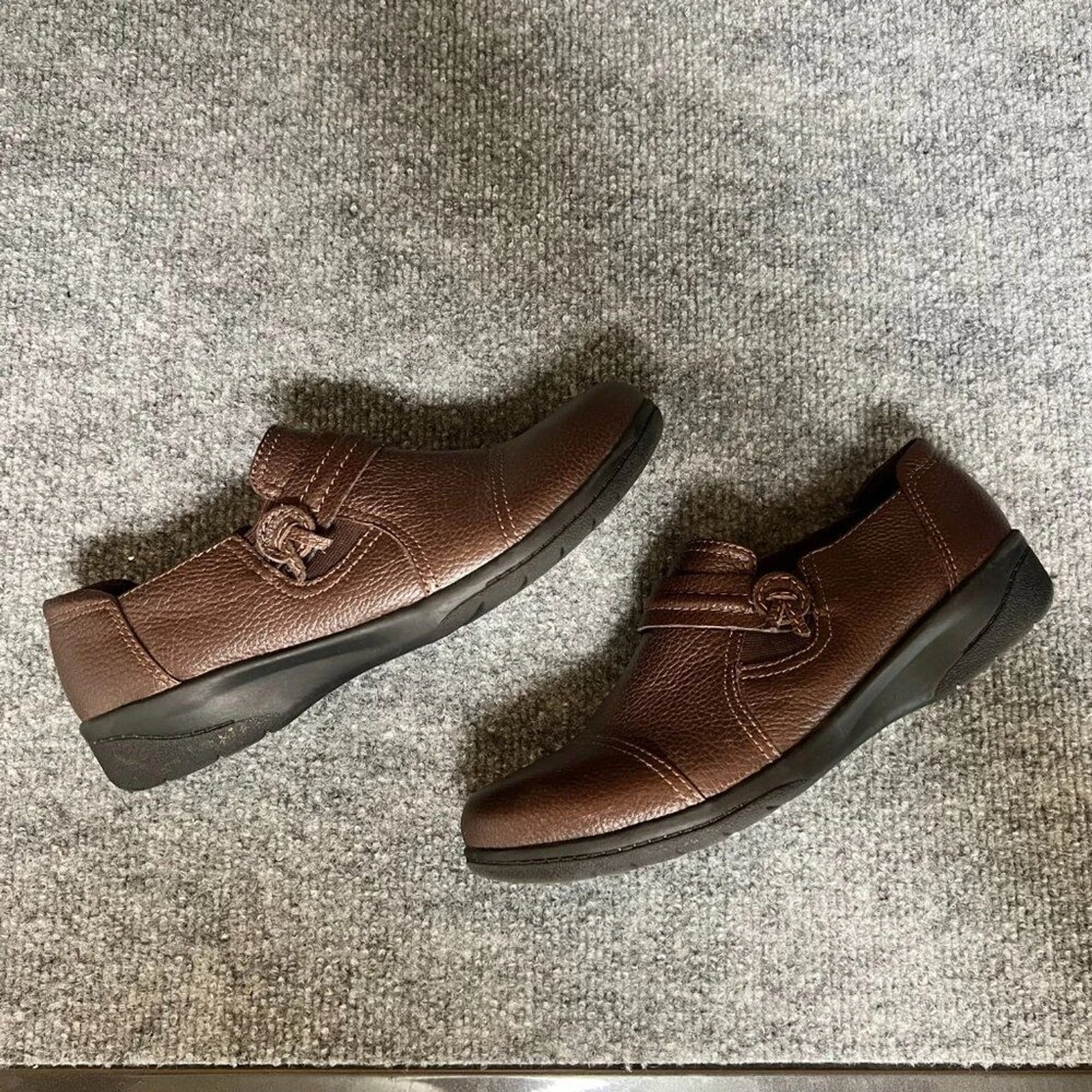 Ballerine Clarks Cheyn Madi in pelle marrone da donna taglia 6