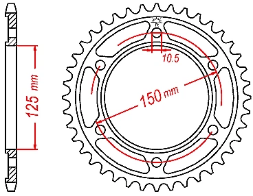 KTM 990 Adventure 2005-09 RK GXW525 XW-Ring Premium Kit de cadena y piñones Foto 4 de 4
