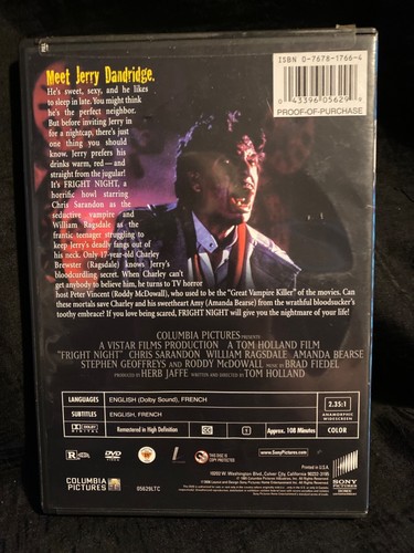 3 Horror-DVD-Set: Candyman, Fright Night, House of Wax Halloween Gruselfilme - Bild 6 von 10