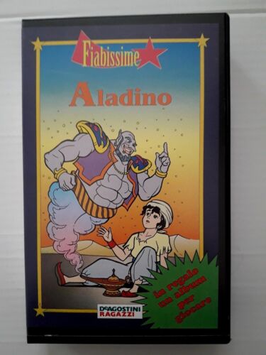 FILM VHS Aladino Fiabissime De Agostini - Imagen 1 de 1
